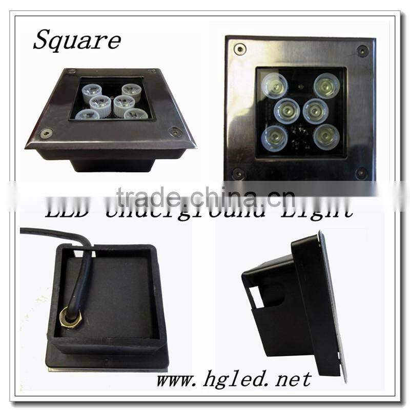 IK10 Passed IP68 waterproof LED Square underground light