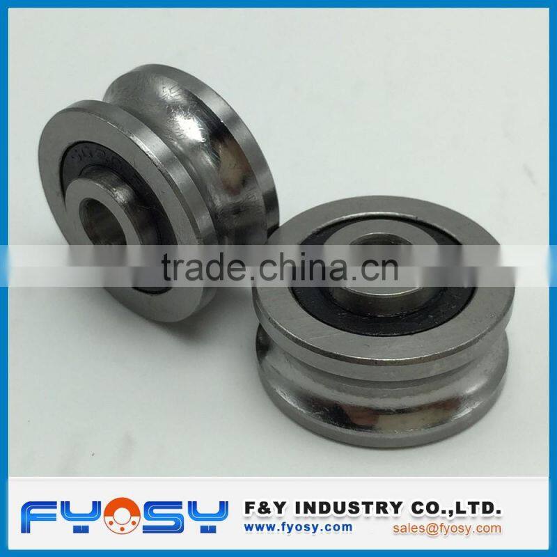 SG15 U groove track roller bearing 5X17X8MM guide bearing guide wheel bearing U groove bearing