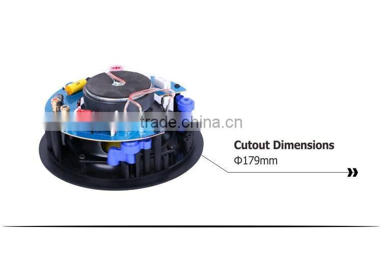 90dB 40 watts Waterproof Frameless Ceiling Speaker