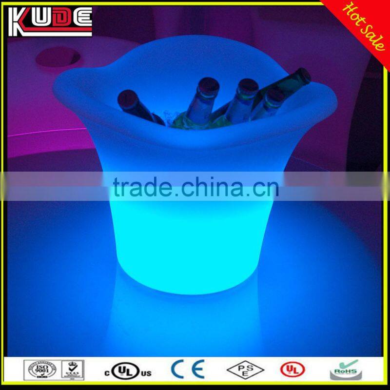 Waterproof Bar Club LED Light Ice Bucket with LED Multi-colors Changing