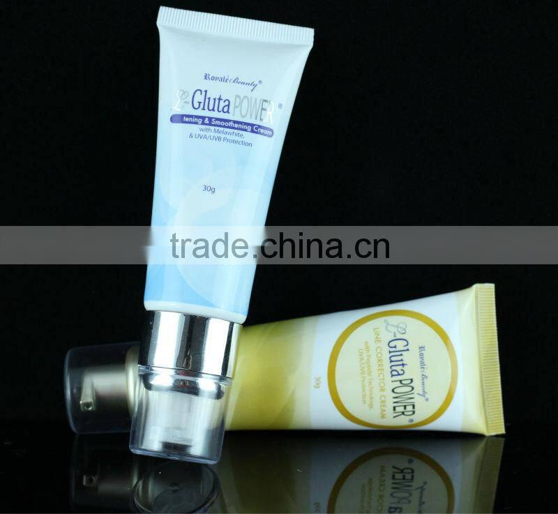 30ml BB cream cosmetic plastic packing tube with airless pump