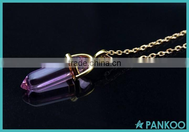 Natural Crystal + Amethyst + Rose Quartz+Tiger Eye + Green Aventurine Rock Crystals Healing Stone Chakra Pendant, Druzy Stone Ge