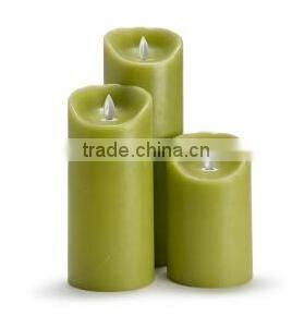 Plastic battery flicker led candle