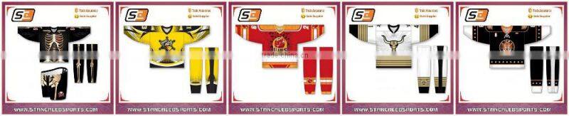 Stan Caleb Team Set Ice Hockey Jersey School Ice Hockey Uniform Supplier