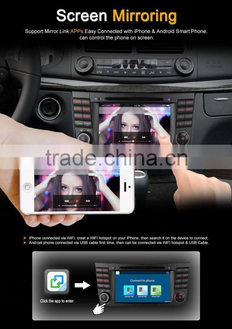 Ownice Quad core android 4.4 car video player For Benz CLS W219 2005-2006 support TV OBD wifi DAB mirror link canbus