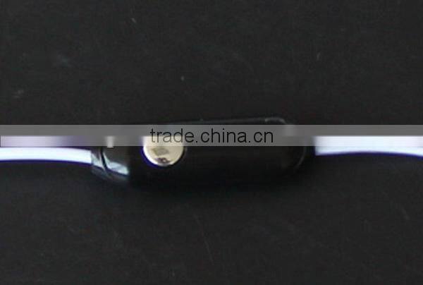 Transparent earphones with transparent cable