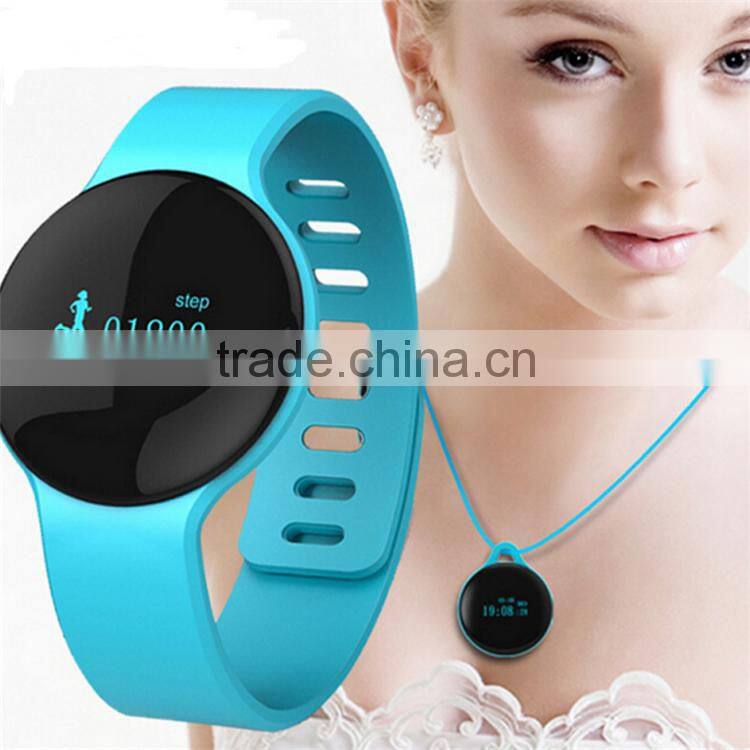Hot new sports bluetooth silicone vibrating wristband smart watch bracelet