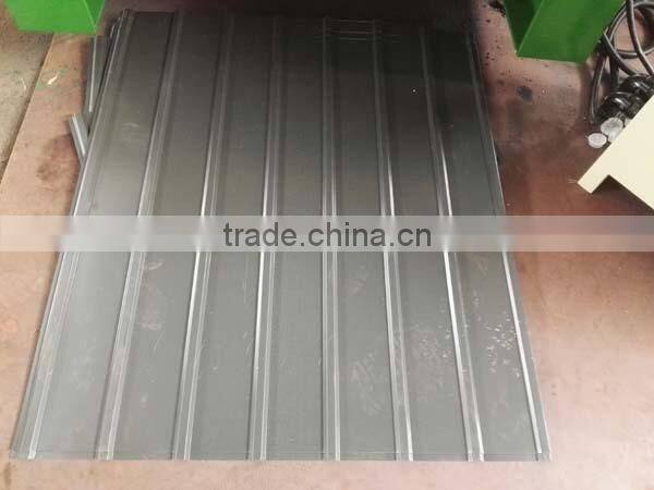 Round Metal Sheet Roof Roller Roof Sheet Crimped Tile Making Machine , Metal Roof Panel Bend Machine