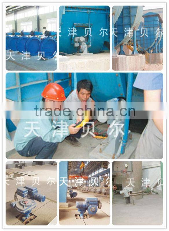 pneumatic ball valve with double acting pneumatic actuator