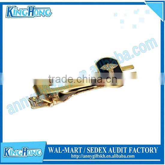 Shiny tie clip two sides color tie clip business occasion tie clip