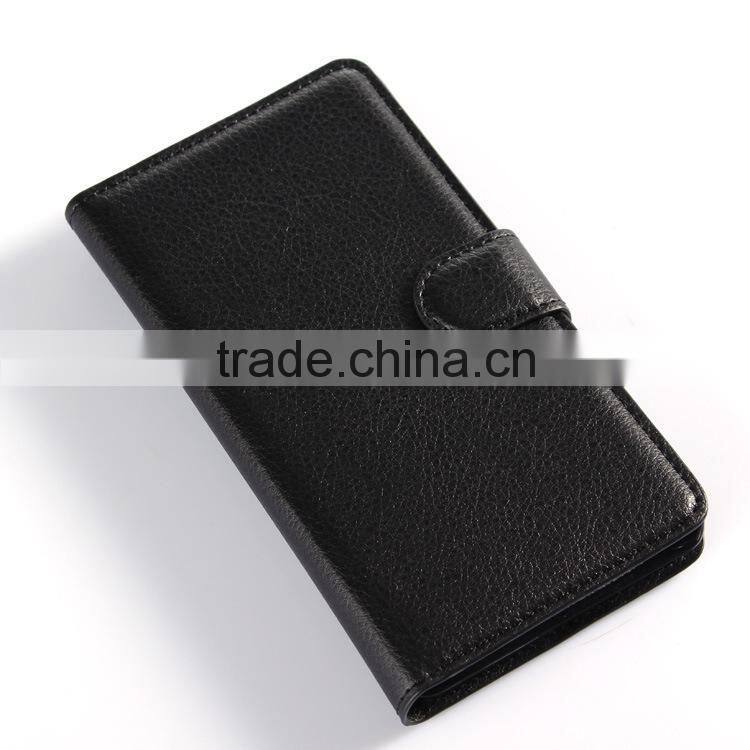 Stand wallet Leather Case cover / Card for Alcatel One Touch Idol Alpha 6032A b