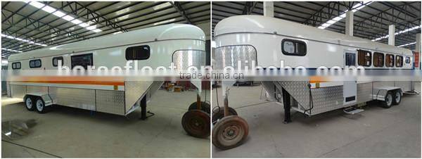 Made in china gooseneck horse trailers for sale