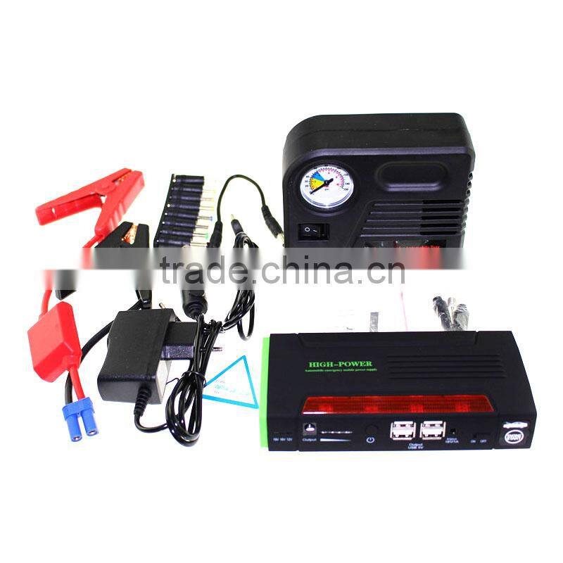 68800mAh Multi-function Car emergency first aid kit for car jump starter power bank kit