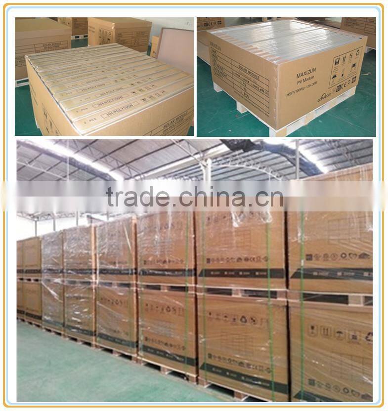 130w photovoltaic solar panels for sreet lamp with TUV CE CEC