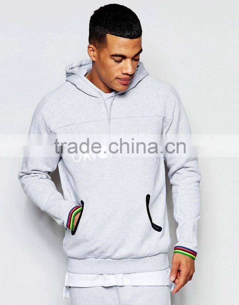 Daijun design your own logo men white 100% cotton custom pullover no brand name hoodies