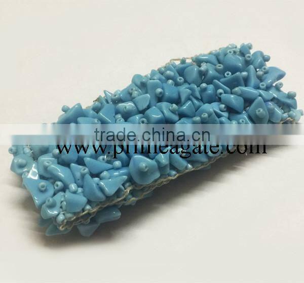 Turquoise Elastic Band Bracelet | A grade good quality gemstone bracelet | Agate new jewelry 2016 bracelets
