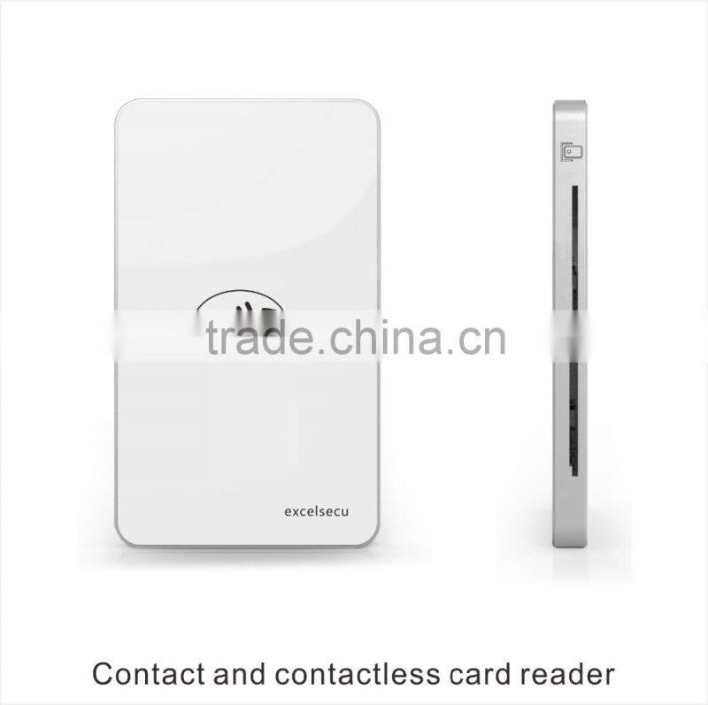 New Bank System RFID Credit Writer Smart Chip Magnetic Card Reader