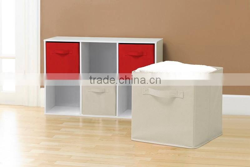 Foldable Clothes Storage Cube Basket Bin, Collapsible Storage Cube For Nursery Home and Office