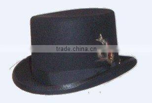 Best sell jewish men's hats, top hats, wool felt hats