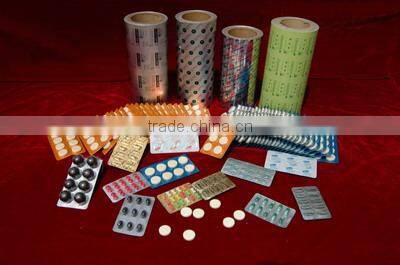 High Quality capsule and tablets blister aluminum foil for medical packaging