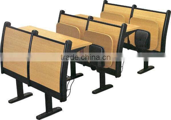 Steel frame wood folding student chair