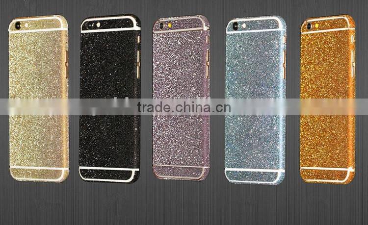 Glitter full body sticker for iPhone 6,for iPhone decal skin sticker