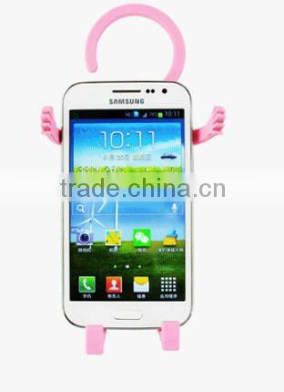 V tie silicone mobil phone holder