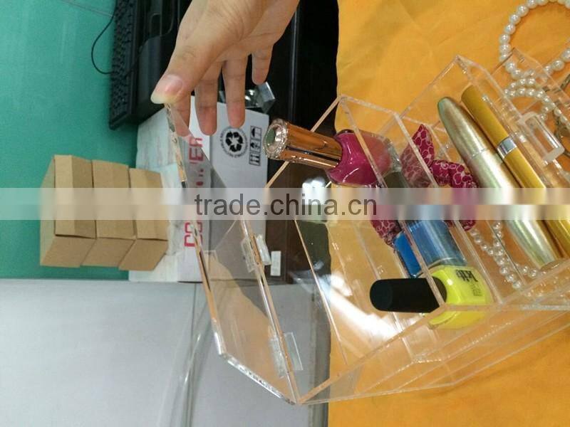 acrylic cosmetic organizer with drawers