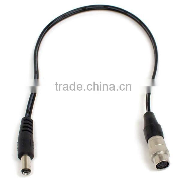 DC 12V TO 6 PIN HIROSE CABLE AF100 GH2 POWER 12v to Hirose 6 Pin Female Power Cable B4 mount lenses