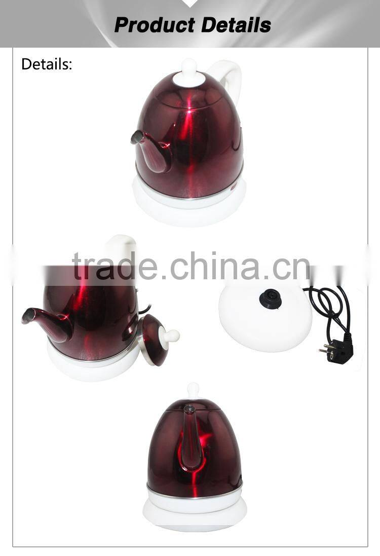 Chinese suppliers mini cordless 360 degree rotation base electrical fast kettle