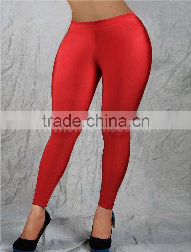 Top quality hot sale plus size girls tights red hot leggings