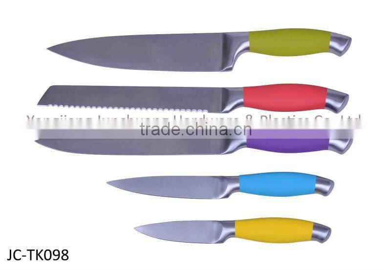 Colorful printing stainless steel royal knife kitchenwares