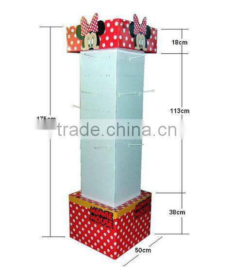 AEP 2013 Minnie Mouse show paper display stand for accessories