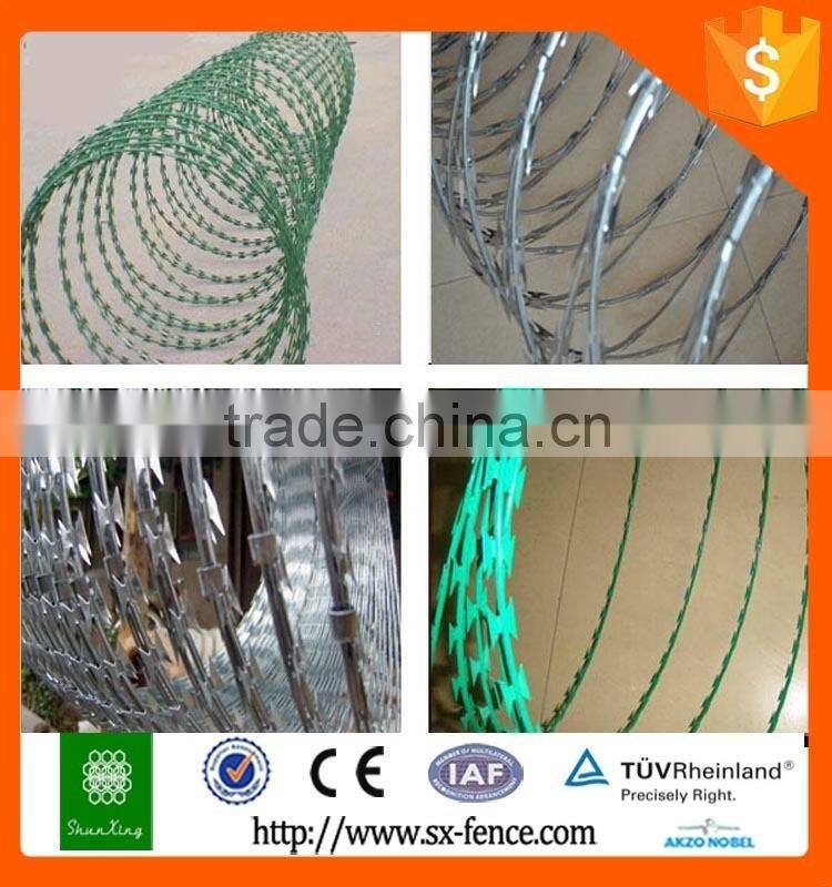 Antique Barbed Wire for sale/Metal Razor Barbed/concertina razor barbed wire with pallet