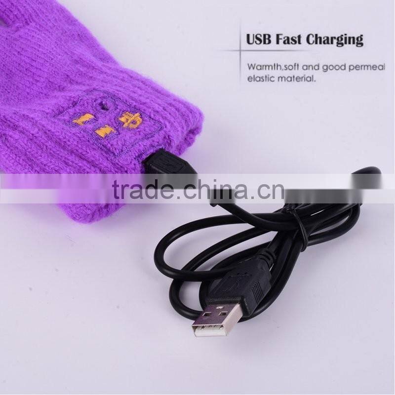 Unisex Bluetooth Gloves CE certificate winter use smart touch screen gloves