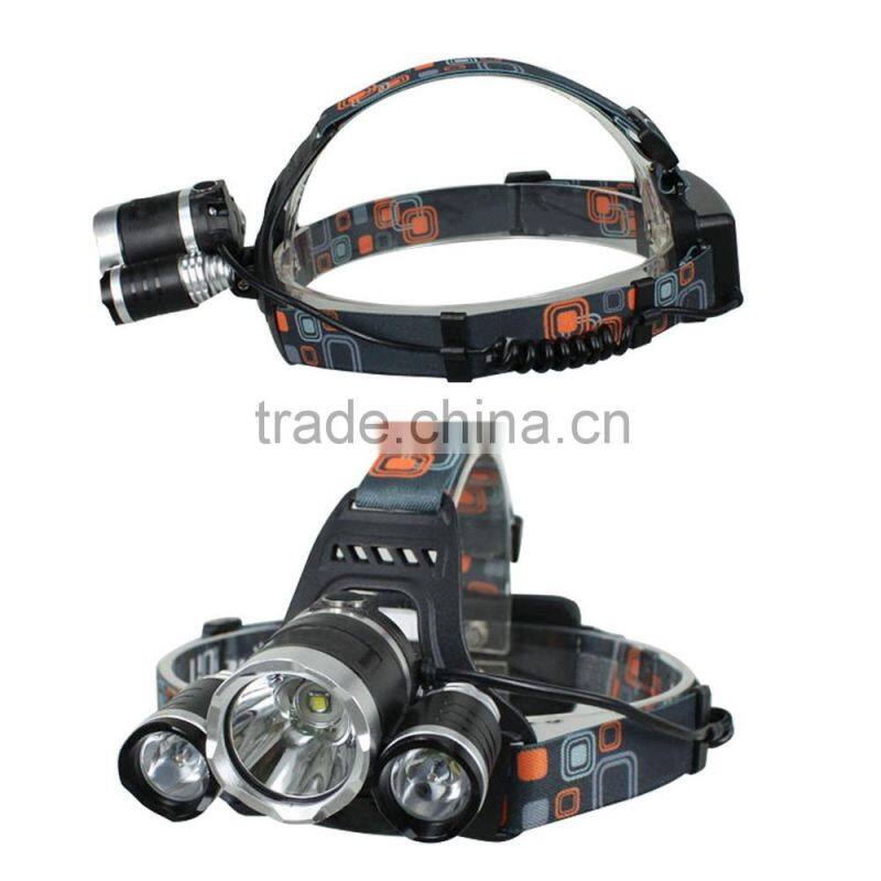 30W 5000 Lumens 3x XM-L T6 LED Head Torch / Headlamp Waterproof