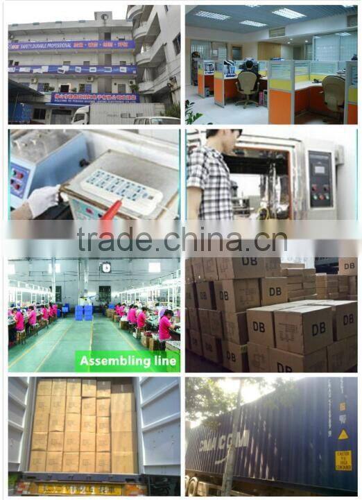 8 way Tower universal outlet 250v ac power extension socket with USB