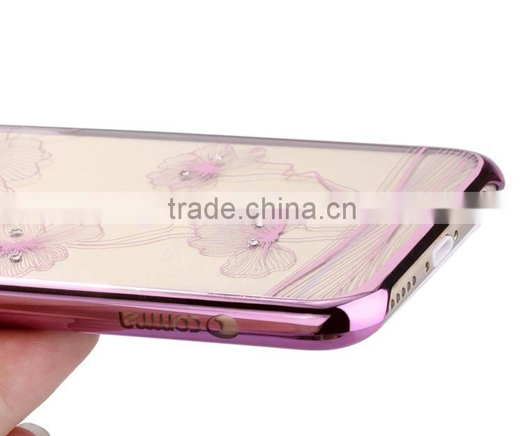 360 Degree Full Protective Case Original Crystal Hard PC Case Cover For iPhone 6/6s Plus