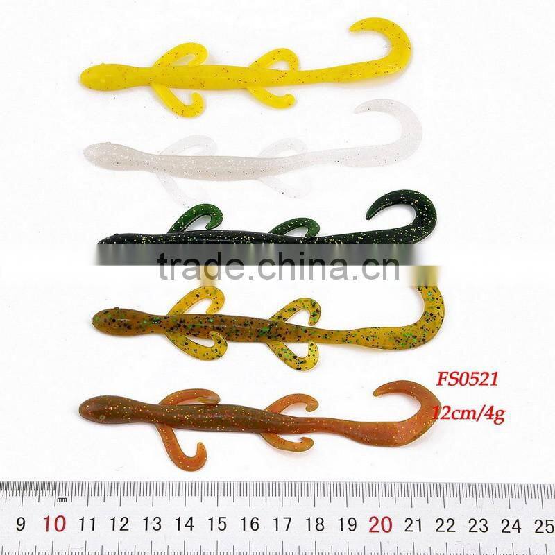 Gecko Soft Bait Proberos Brand Fishing Bait Fishing Tackle 4g-0.14oz Soft lures 120mm-5"inch fishing lure