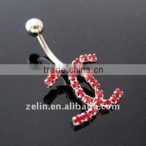 fashion belly button ring body piercing jewelry