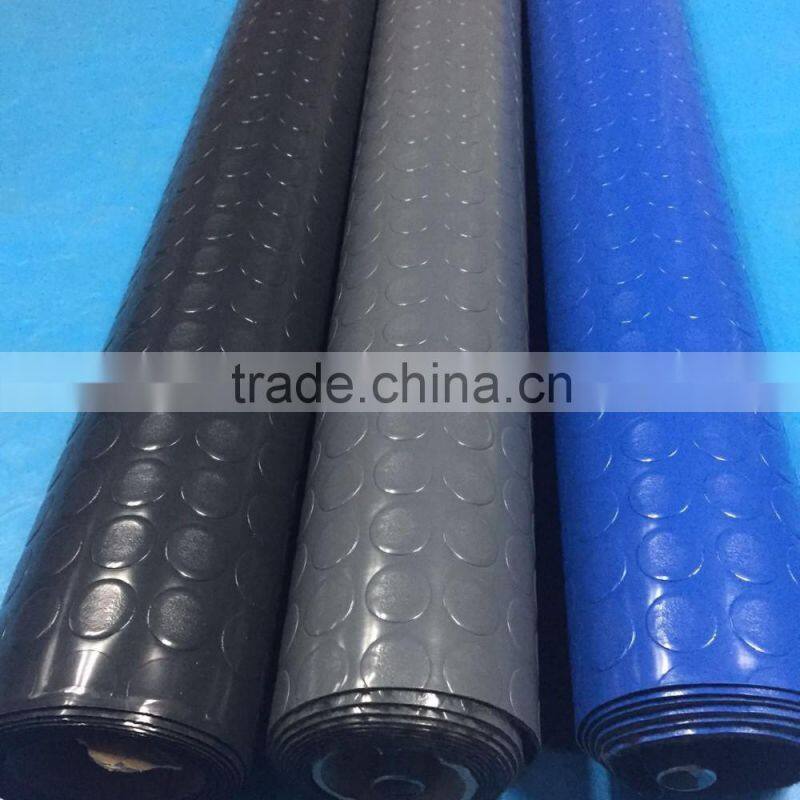Healthy PVC linoleum flooring / rubber flooring with wear-resistance & water-resistance, embossed backing