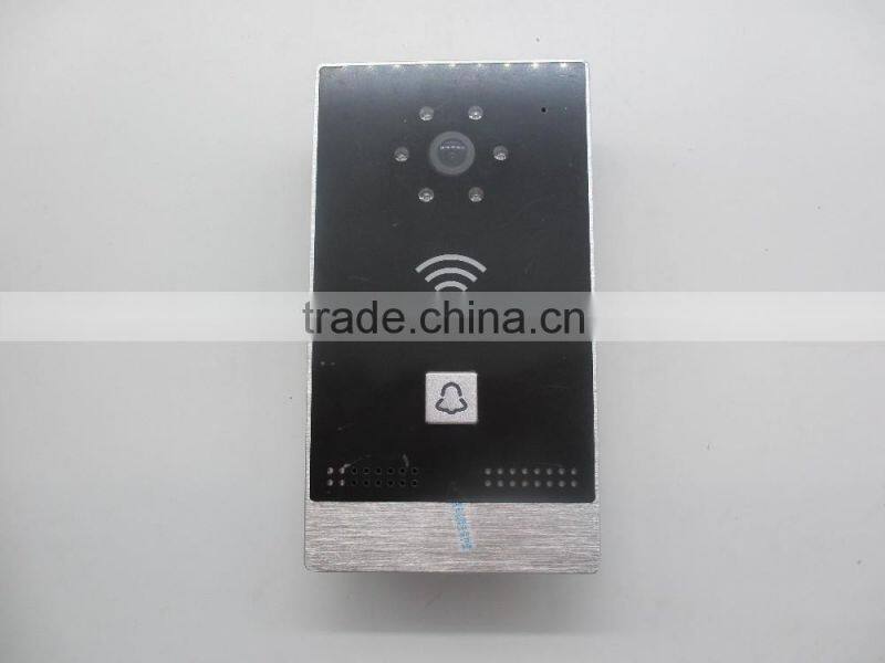wifi video audio door bell, wireless two way recording talk and unlock function