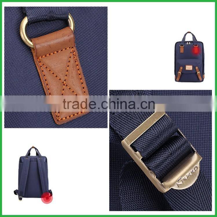 Wholesale high quality nylon bag with laptop compartment backpack school bag