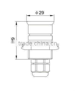 CEP-024 Crystal end fitting for fiber optic pool light decoration