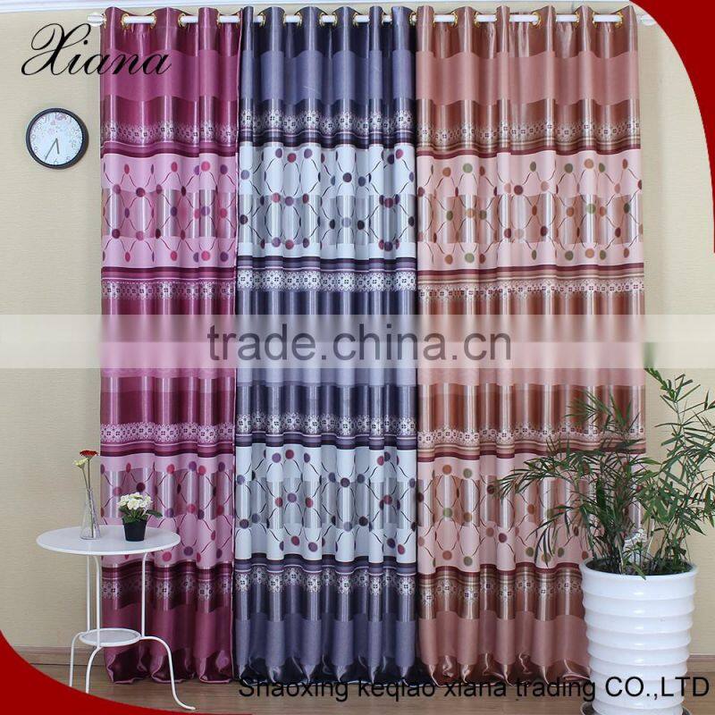 New design woven circle dot fabric stock for curtain