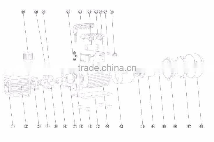 micro dual stage vacuum pump VP290 for HVAC/R from manufacturer