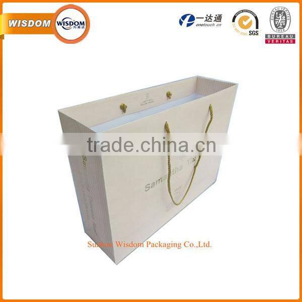 Hot sale high quality cute eco paper gift bag with handles