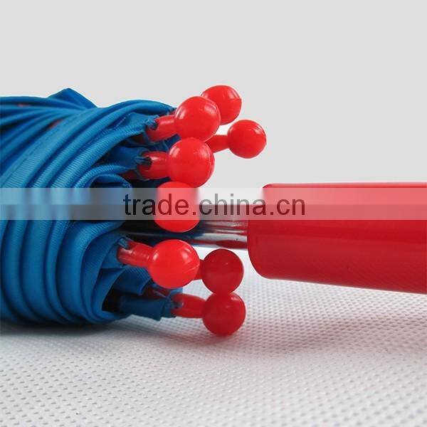 manual open plastic cartoon character print straight kids umbrella