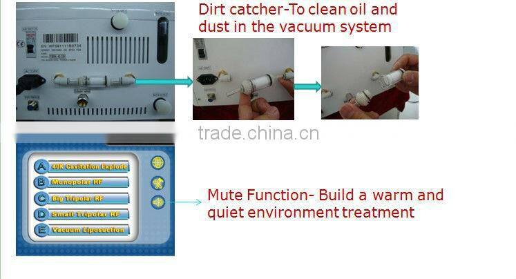 Portable cavitation liposuction machine for body slimming
