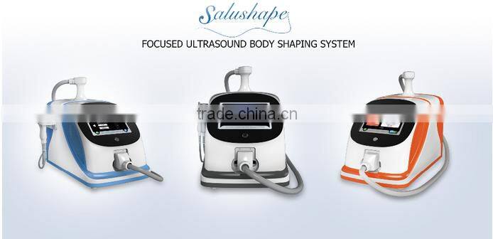 2016 portable HIFU shaping and face lifting machine/ limming beauty machine RF + vacuum slimming weight loss